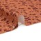 1 Yard Stretch Cotton Twill Rose, Beige and Maroon Floral Fabric